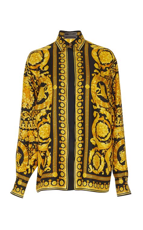 versace baroque shirt women's